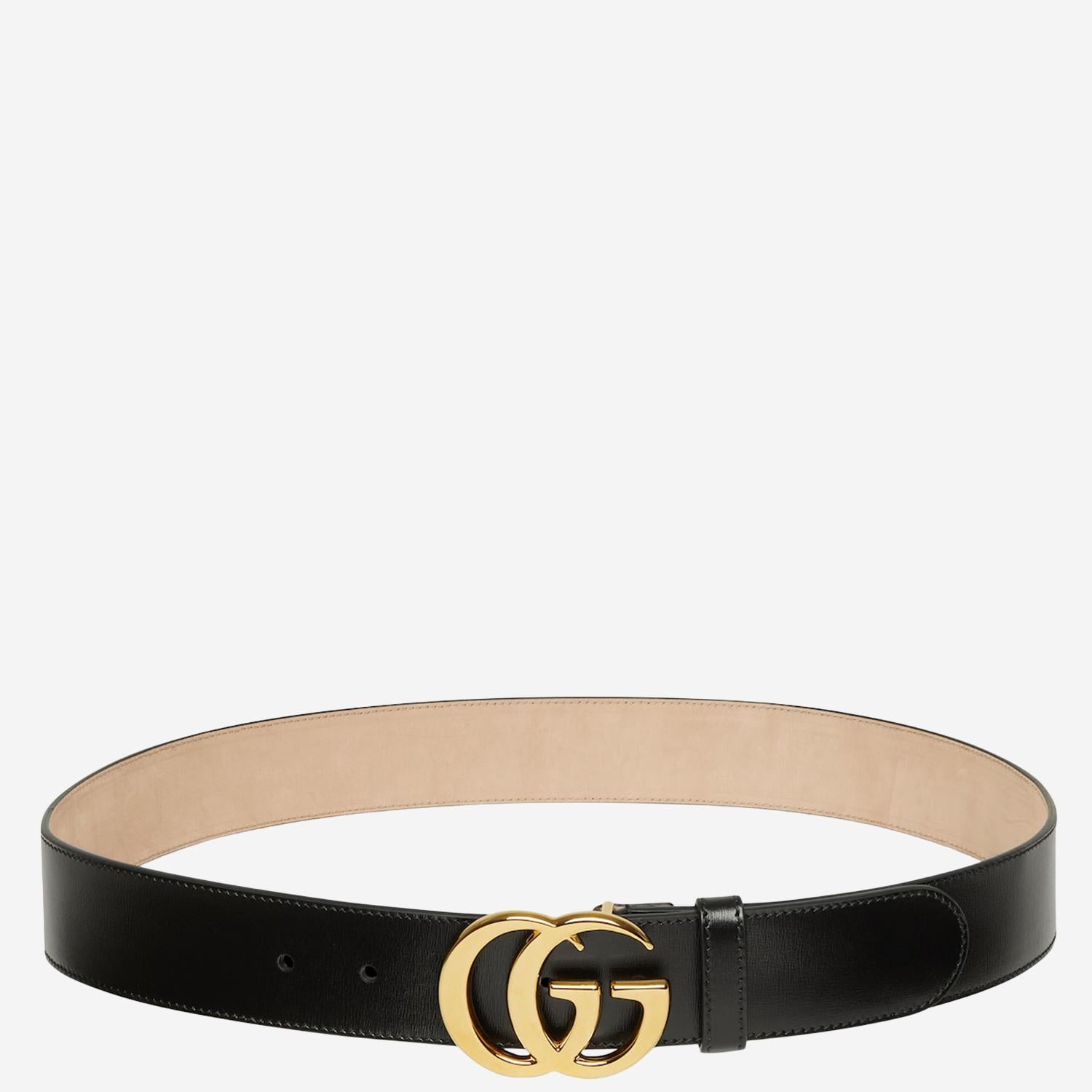 CINTURA IN PELLE CON LOGO 864233 AAGD71000 GUCCI 