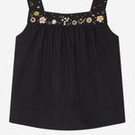 Top Elija con ricami floreali in cotone biologico S06GBLW00002 199A BONPOINT KIDS 