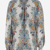 CAMICIA IN VISCOSA CON STAMPA BOTANICA 80PAL233 NS837217 JUST CAVALLI 