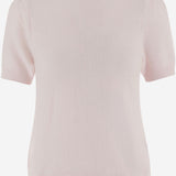 Maglia A MANICHE CORTE IN CASHMERE 26211132 60 ALLUDE 