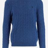 MAGLIA A TRECCE IN LANA 710876762 017 POLO RALPH LAUREN 