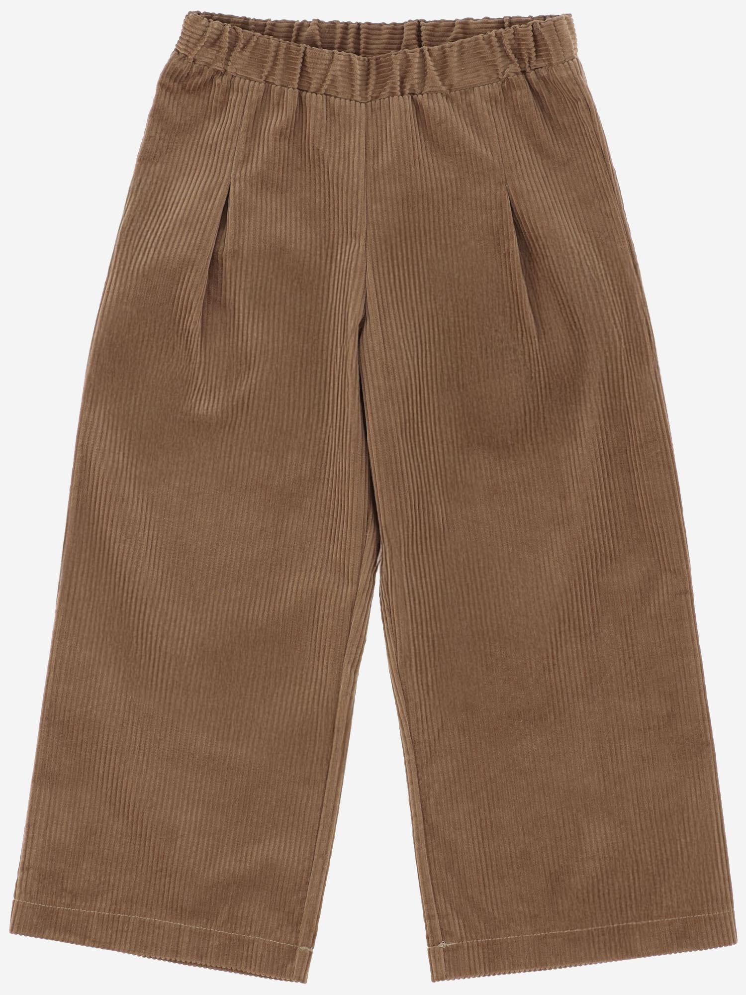 PANTALONI IN VELLUTO A COSTE THELMA 71 NICOLETTA FANNA KIDS 