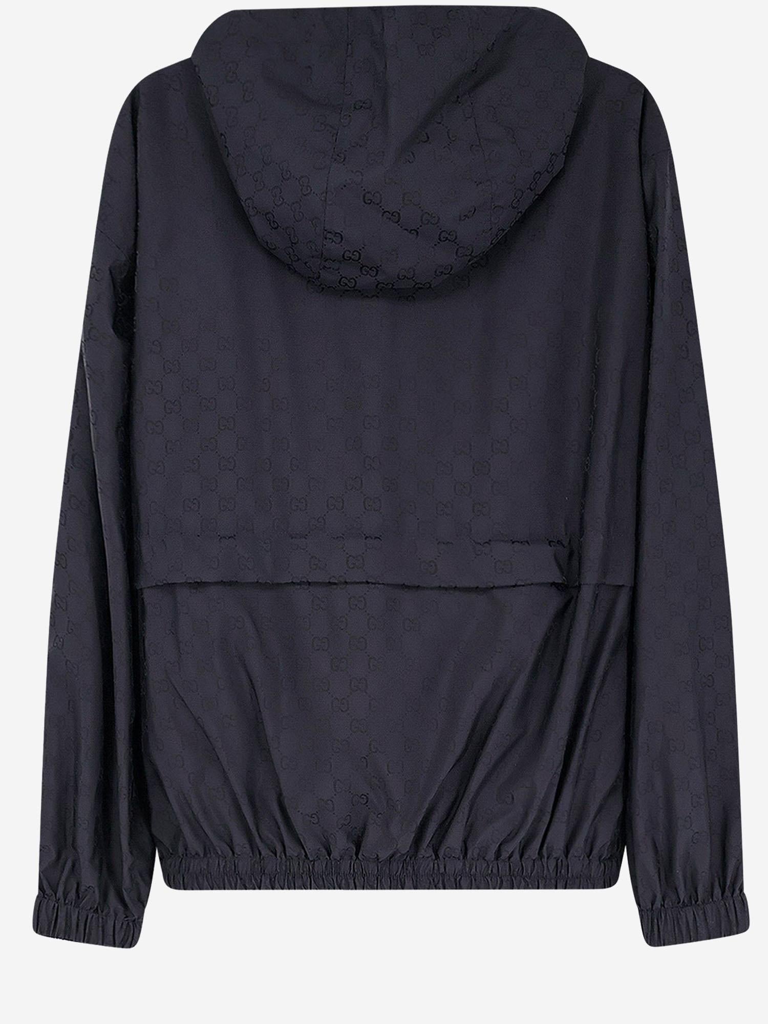 MAGLIA TECNICA CON CAPPUCCIO E MOTIVO GG 860948 ZASZD4440 GUCCI 