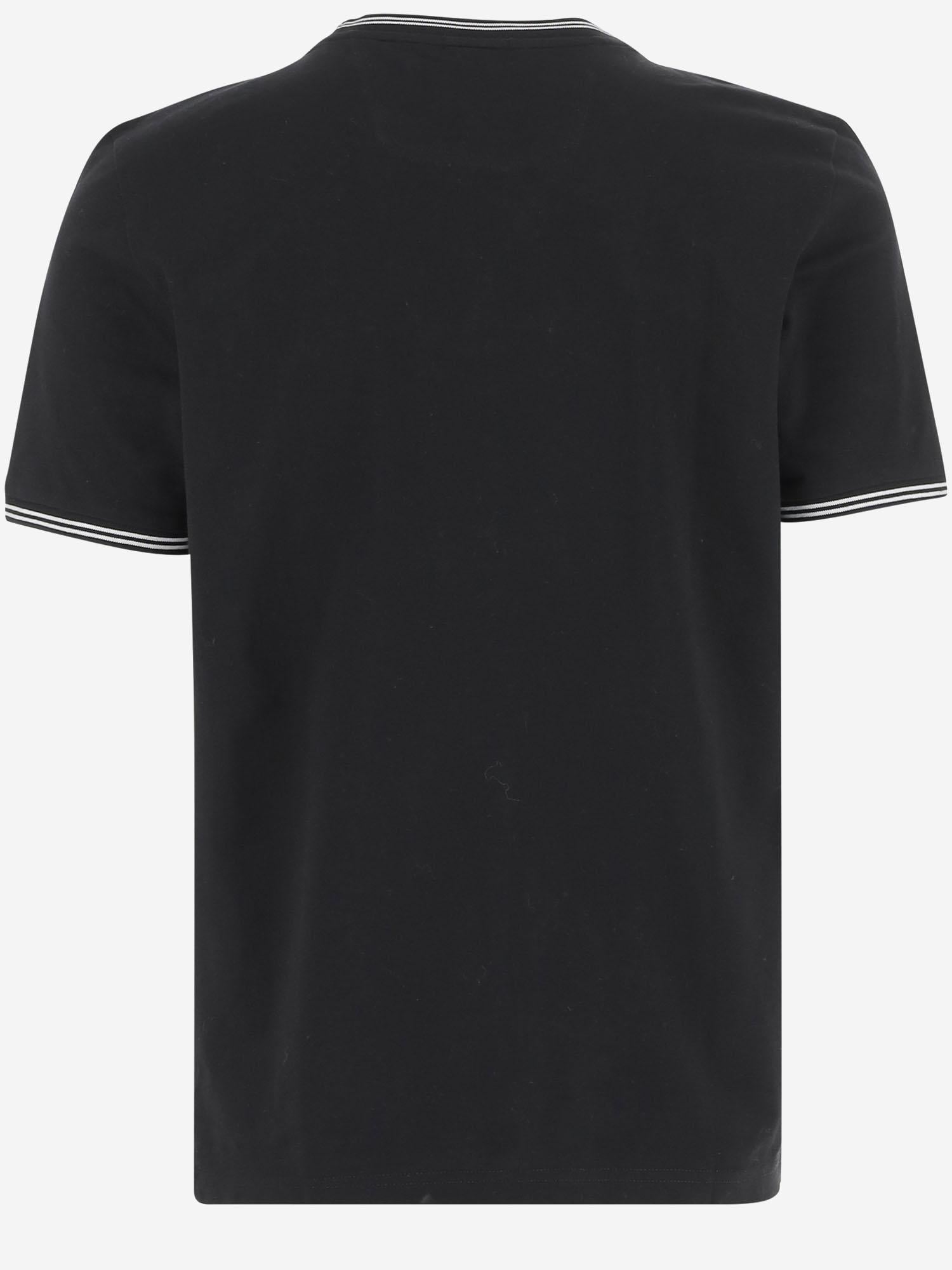 T-SHIRT IN COTONE STRETCH CON LOGO 50521245 001 HUGO BOSS 