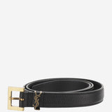 CINTURA CON PLACCA CASSANDRE 612616 DTI0W1000 SAINT LAURENT 