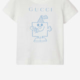 T-SHIRT IN COTONE CON STAMPA 834576 XJHPI9214 GUCCI KIDS 