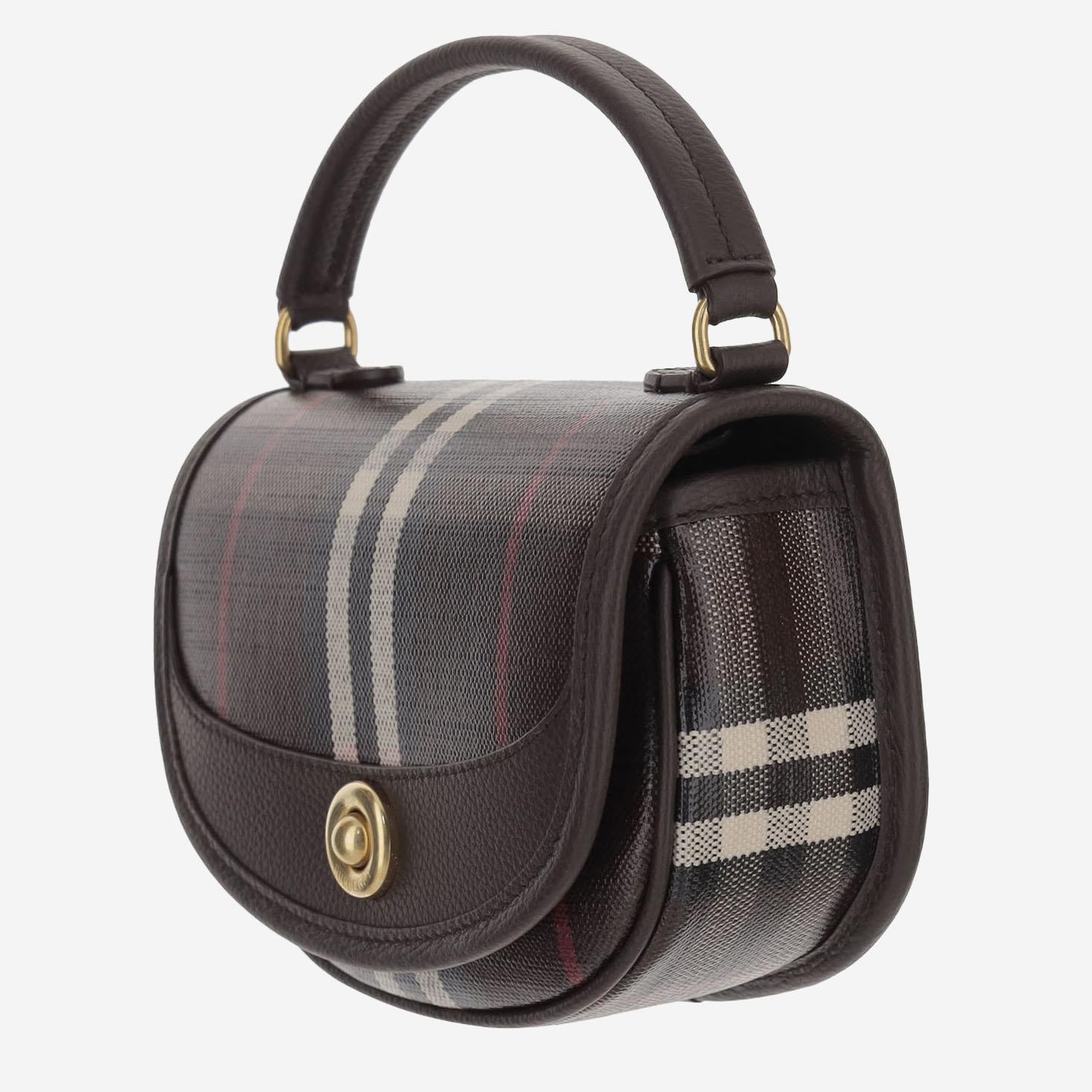 Borsa mini Highlands 8114721 MAHOGANY BURBERRY 