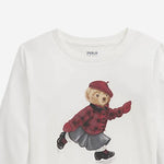 MAGLIA IN COTONE CON STAMPA POLO BEAR 313P00435 001 POLO RALPH LAUREN KIDS 