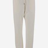PANTALONI TEO IN COTONE E CASHMERE 8330K628 BON THE ROW 