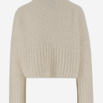 Maglia in misto cashmere a collo alto W25661 0101 SASUPHI 