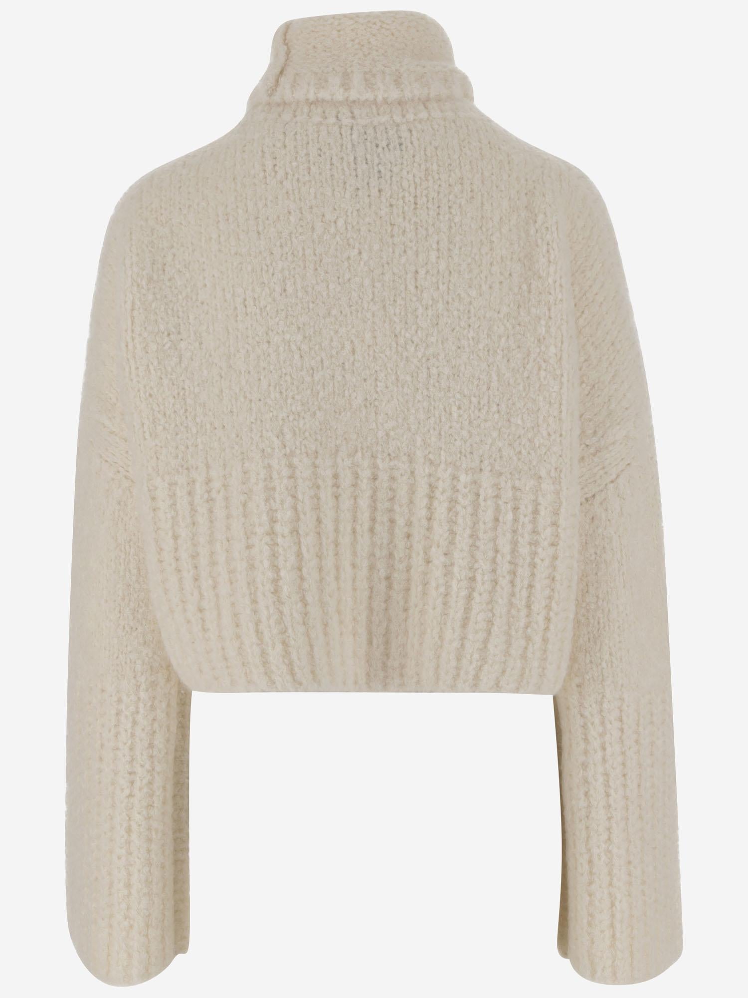 Maglia in misto cashmere a collo alto W25661 0101 SASUPHI 