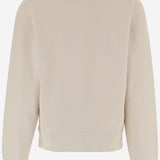 FELPA IN COTONE CON LOGO RICAMATO 859817 Y36SW7425 SAINT LAURENT 