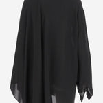 BLUSA IN GEORGETTE DI SETA 839280 TIN131000 BALENCIAGA 
