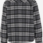 CAMICIA IN MISTO LANA CON MOTIVO CHECK CFWOOS2021MRUT5178 10014 WOOLRICH 