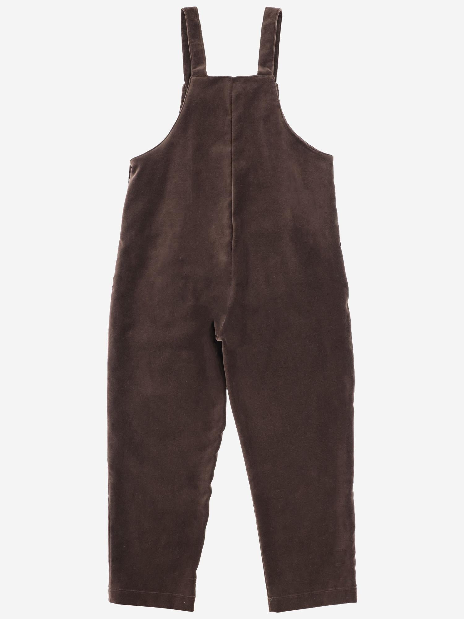 SALOPETTE IN VELLUTO A COSTE FIRENZE 88 NICOLETTA FANNA KIDS 