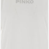 T-SHIRT IN COTONE CON LOGO 105526 A2S1Z05 PINKO 