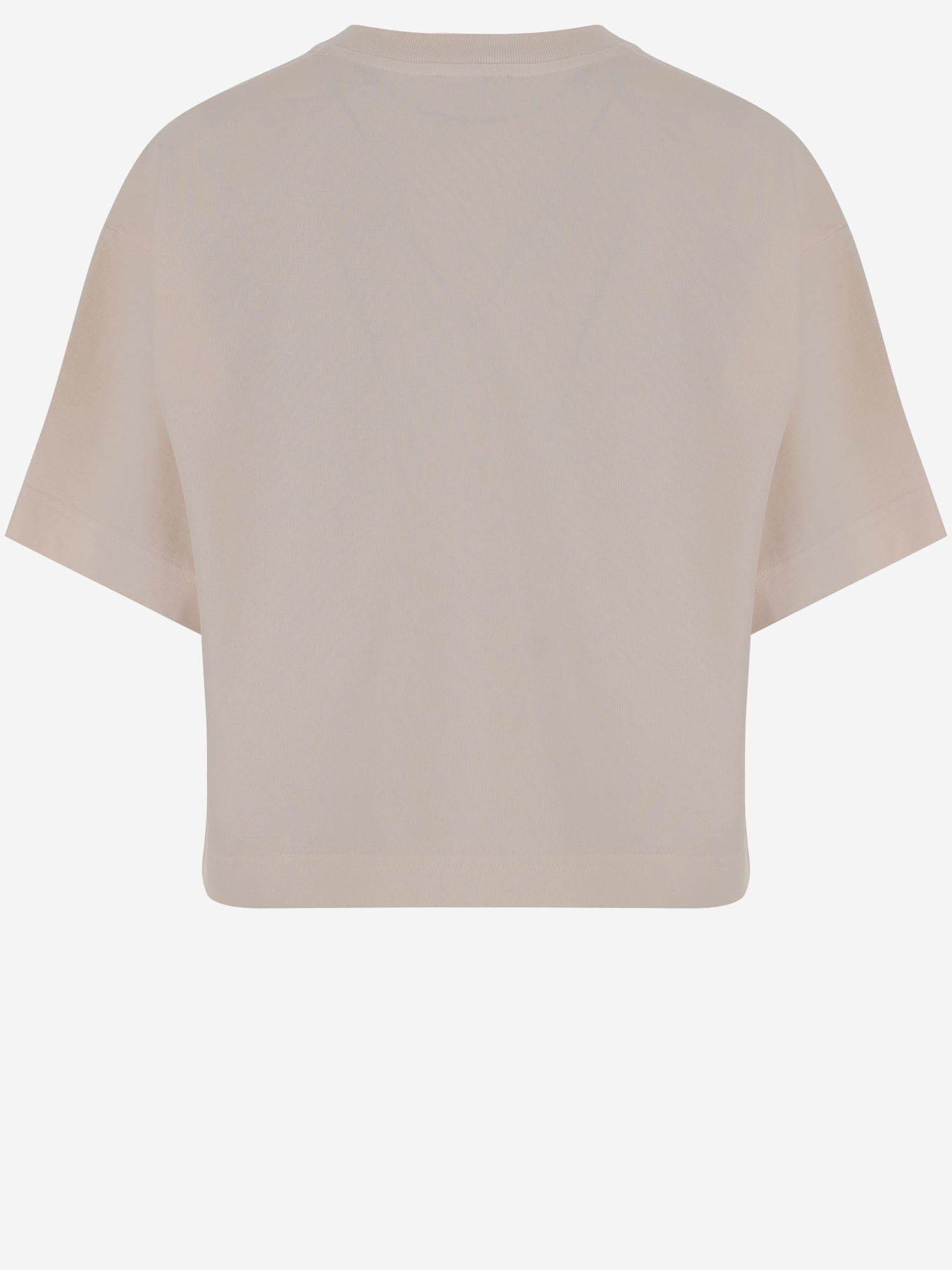 T-SHIRT IN COTONE CON LOGO TSPWI8OE MAKEUP AUTRY 