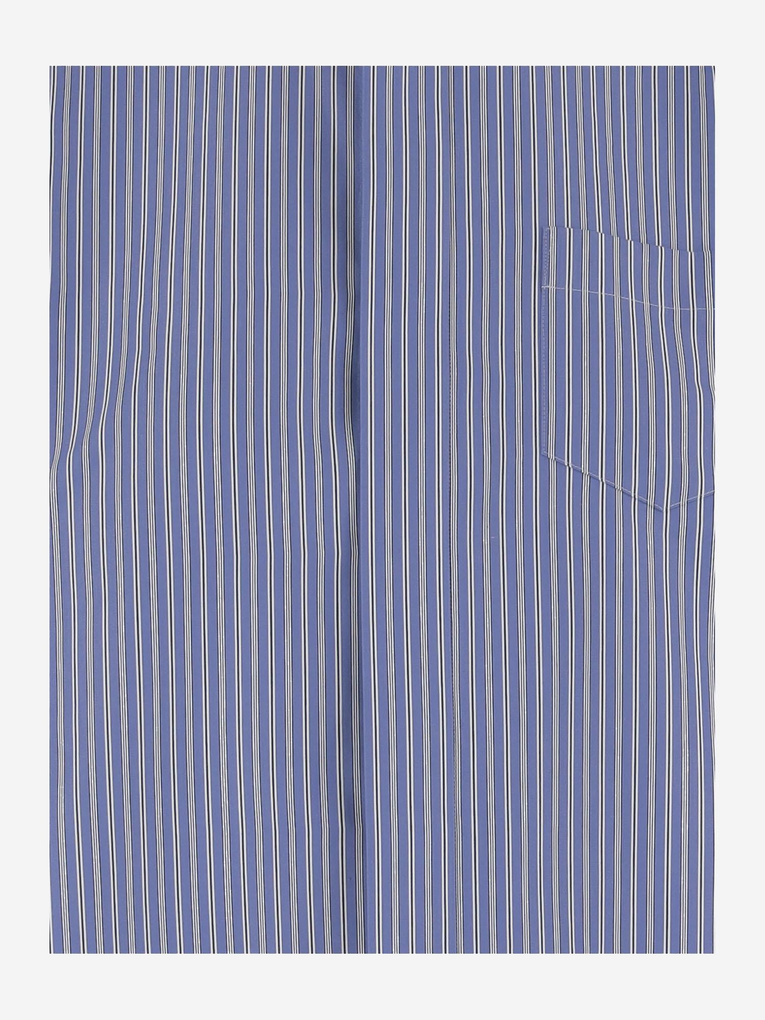 CAMICIA IN MISTO COTONE CON PIEGHE POSTERIORI 08395 421 SACAI 