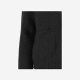 CARDIGAN IN CASHMERE D229WS ASPHALT OLIVER LATTUGHI 
