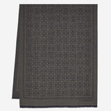 FOULARD IN LANA E SETA 520144 002TOUPEGRAY SALVATORE FERRAGAMO 