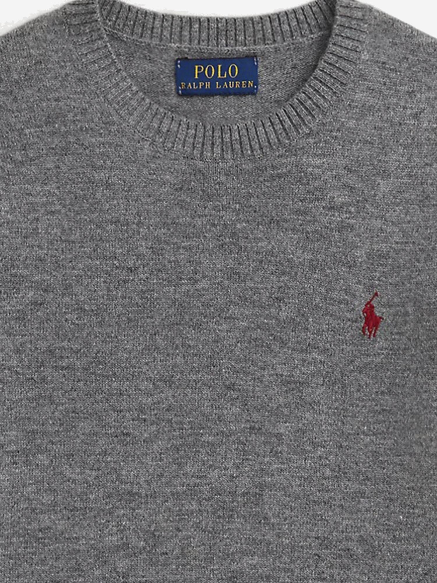 MAGLIA IN LANA CON LOGO 323951349 007 POLO RALPH LAUREN KIDS 