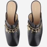 MULES IN PELLE CON CHARMS CHC25A11ERI 001 CHLOE 