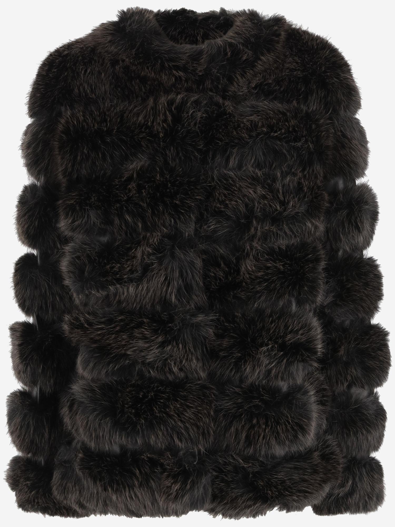 CAPPOTTO IN NYLON IN PELLICCIA SINTETICA TH16 FFX005 UNCOMMON 