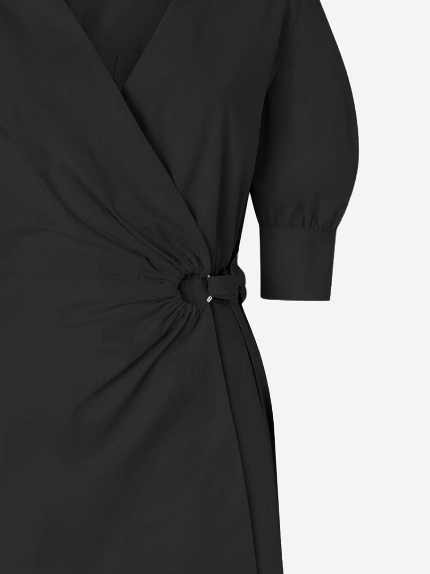 ABITO CORTO ALINE IN COTONE STRETCH 106602 A35QZ99 PINKO 