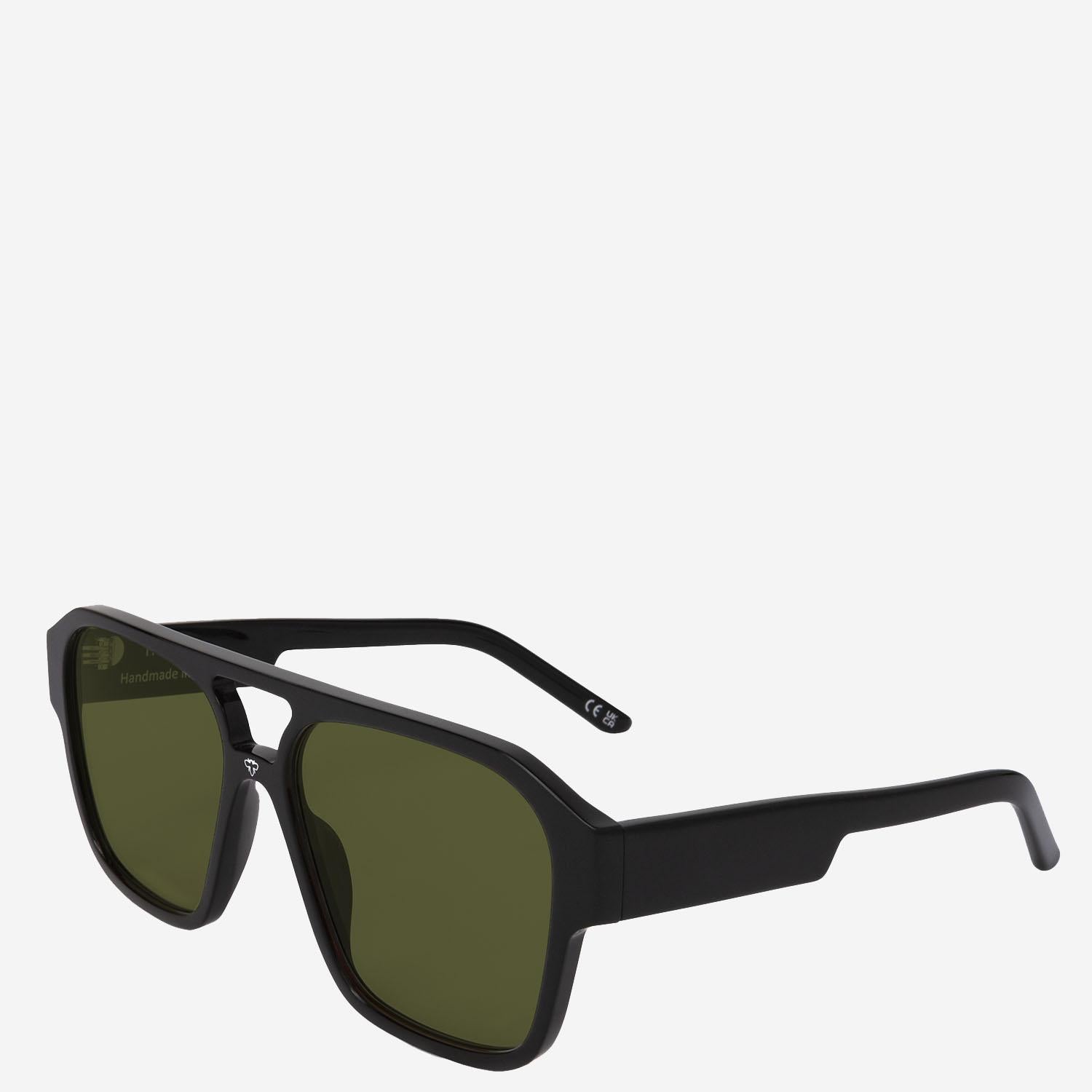 OCCHIALI DA SOLE CON LOGO DOPPIOPONTE BLACKGREEN FACE HIDE 