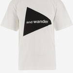 T-SHIRT IN MISTO COTONE CON LOGO 5746984076 030 AND WANDER 