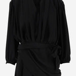 ABITO DRAPPEGGIATO IN SETA 772748 TAN011000 BALENCIAGA 