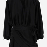 ABITO DRAPPEGGIATO IN SETA 772748 TAN011000 BALENCIAGA 