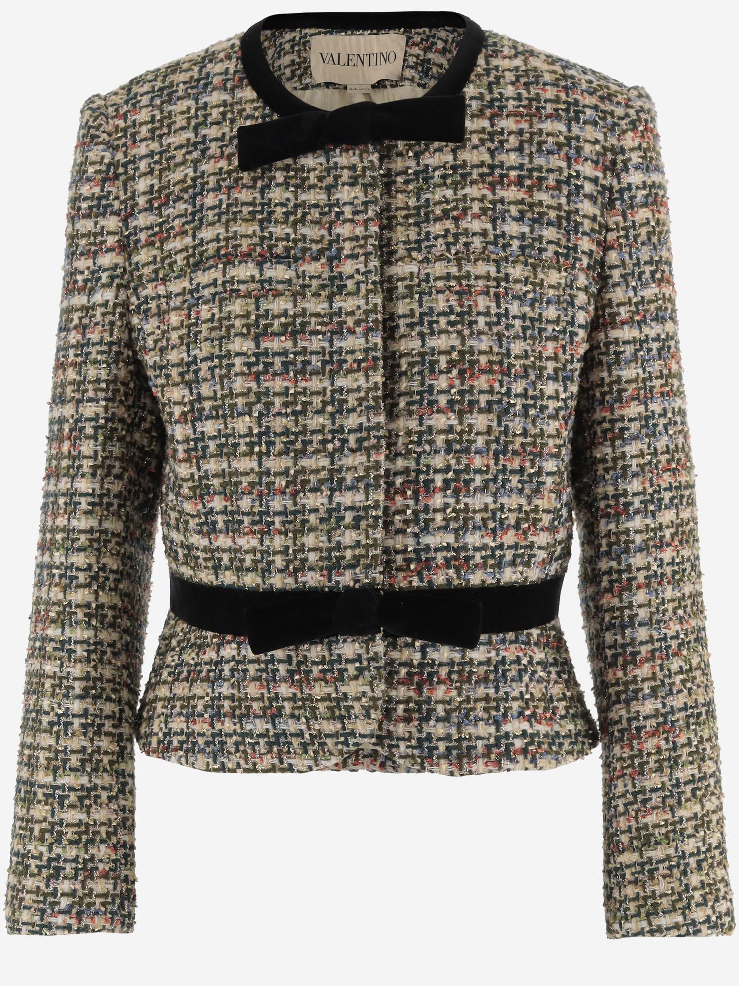 BLAZER IN MISTO LANA CON FIOCCHI 7B0CE4T0 9R6M12 VALENTINO 