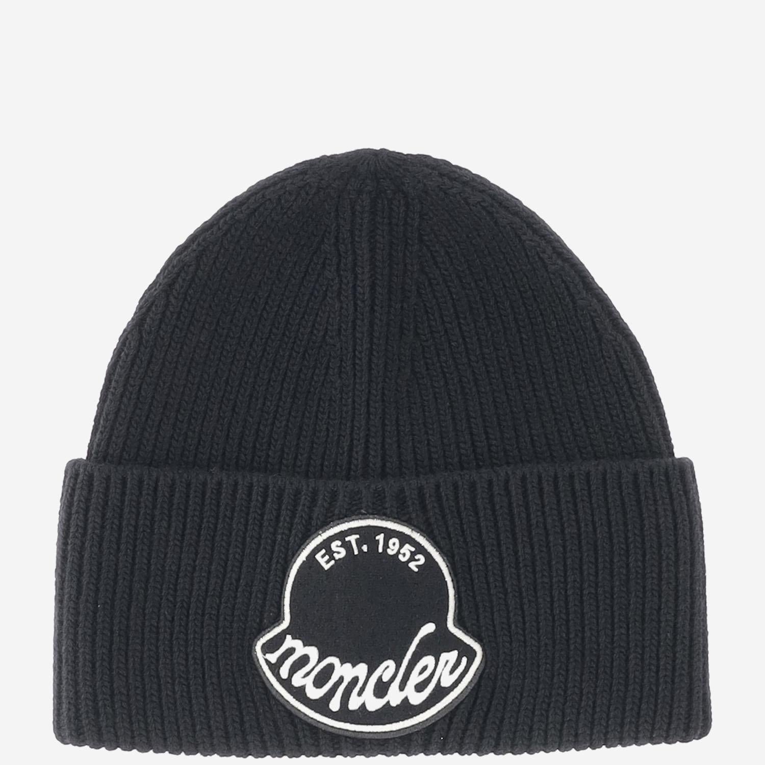 BEANIE IN LANA CON LOGO 3B00029 M1242999 MONCLER 