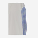 CAMICIA IN COTONE E SETA CON MOTIVO A RIGHE MN01825 T4051710 HER SHIRT 