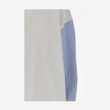 CAMICIA IN COTONE E SETA CON MOTIVO A RIGHE MN01825 T4051710 HER SHIRT 