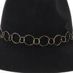 FEDORA HENRIETTA IN FELTRO 1002091001 BLACK MAISON MICHEL 