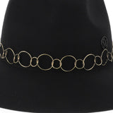 FEDORA HENRIETTA IN FELTRO 1002091001 BLACK MAISON MICHEL 