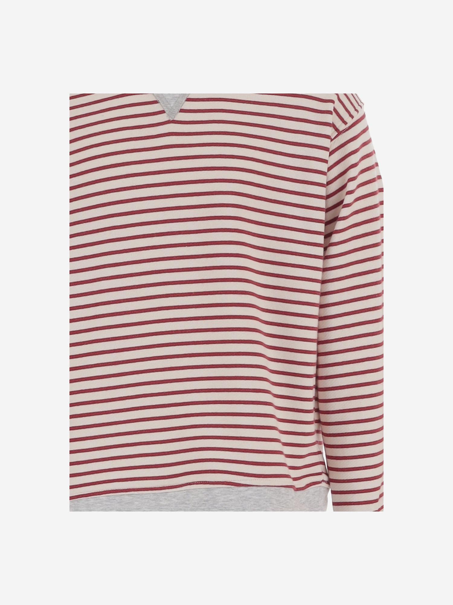 Felpa in cotone stretch a righe 23618063 327 BABE & TESS KIDS 