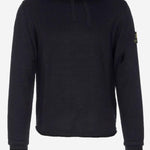 MAGLIONE CON CAPPUCCIO IN LANA MERINO PMG23 BLACK PREMIATA 