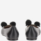 Ballerine fiocco in pelle 01K911 001NEROBISCOTTO SALVATORE FERRAGAMO 