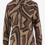 CAMICIA IN SETA CON STAMPA LABIRINTO 5URJ25 5U741050 EMILIO PUCCI 