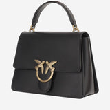 BORSA A MANO  IN PELLE CON LOGO 100066 A0F1Z99Q PINKO 