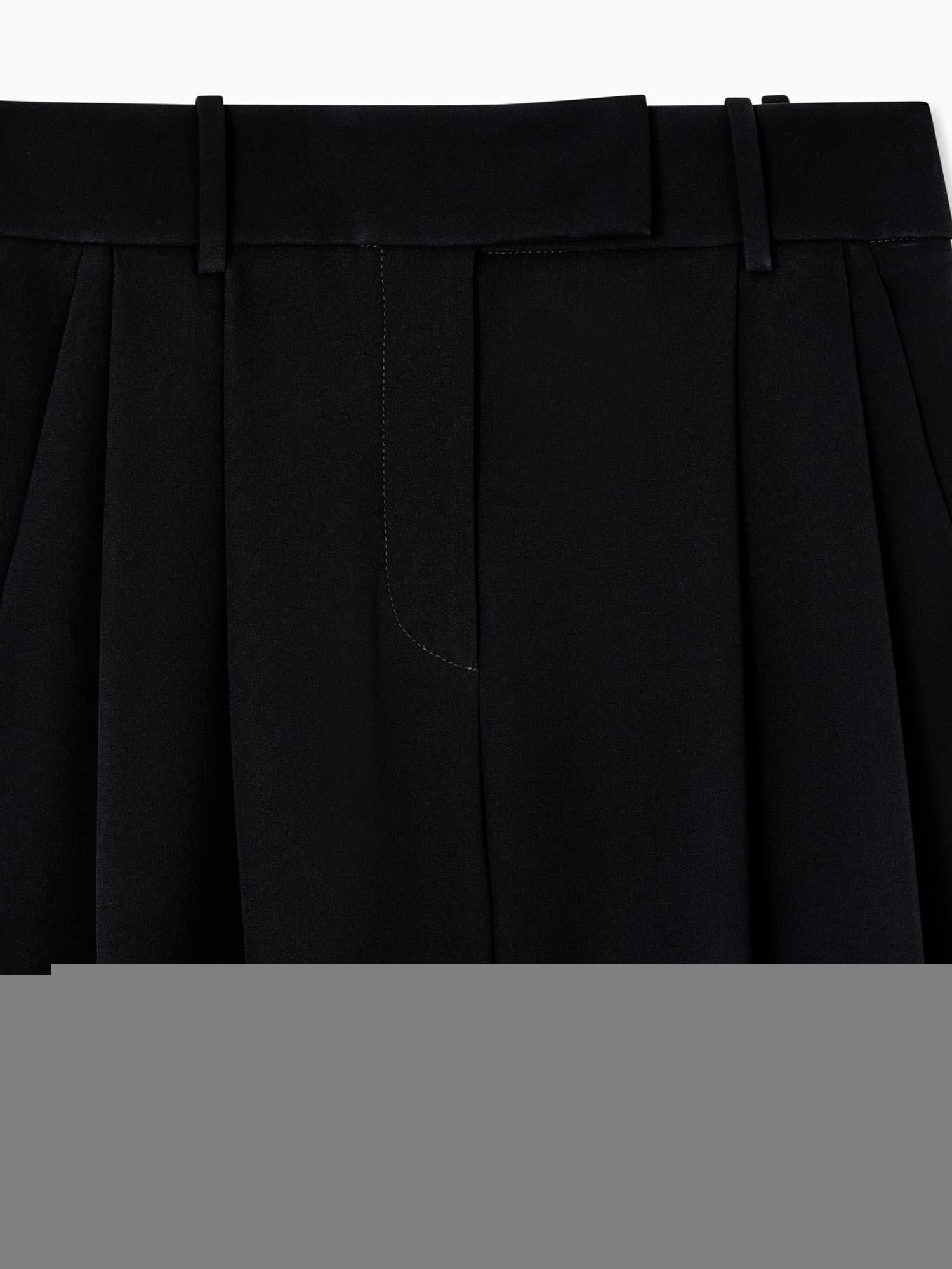 PANTALONI CON PINCES IN CADY DI SETA GW002497 TE10071UC001 GIORGIO ARMANI 