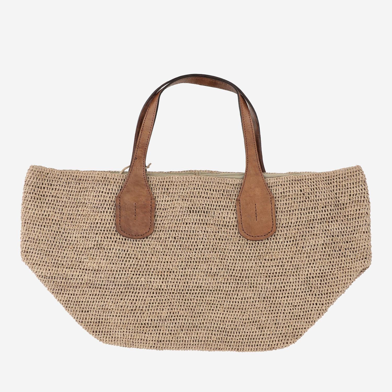 BORSA A CESTO TOKIO II IN RAFIA TOKYOII TEA IBELIV 