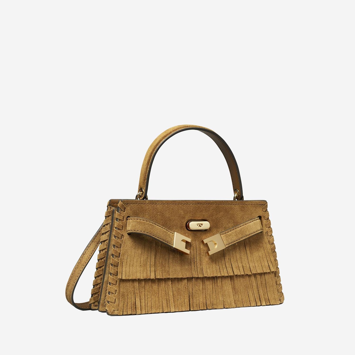 BORSA MINI LEE RADZIWILL IN SUEDE 175019 200 TORY BURCH 