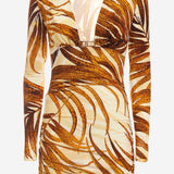 ABITO IN VISCOSA STRETCH CON STAMPA 80PAO957 JS560638 JUST CAVALLI 