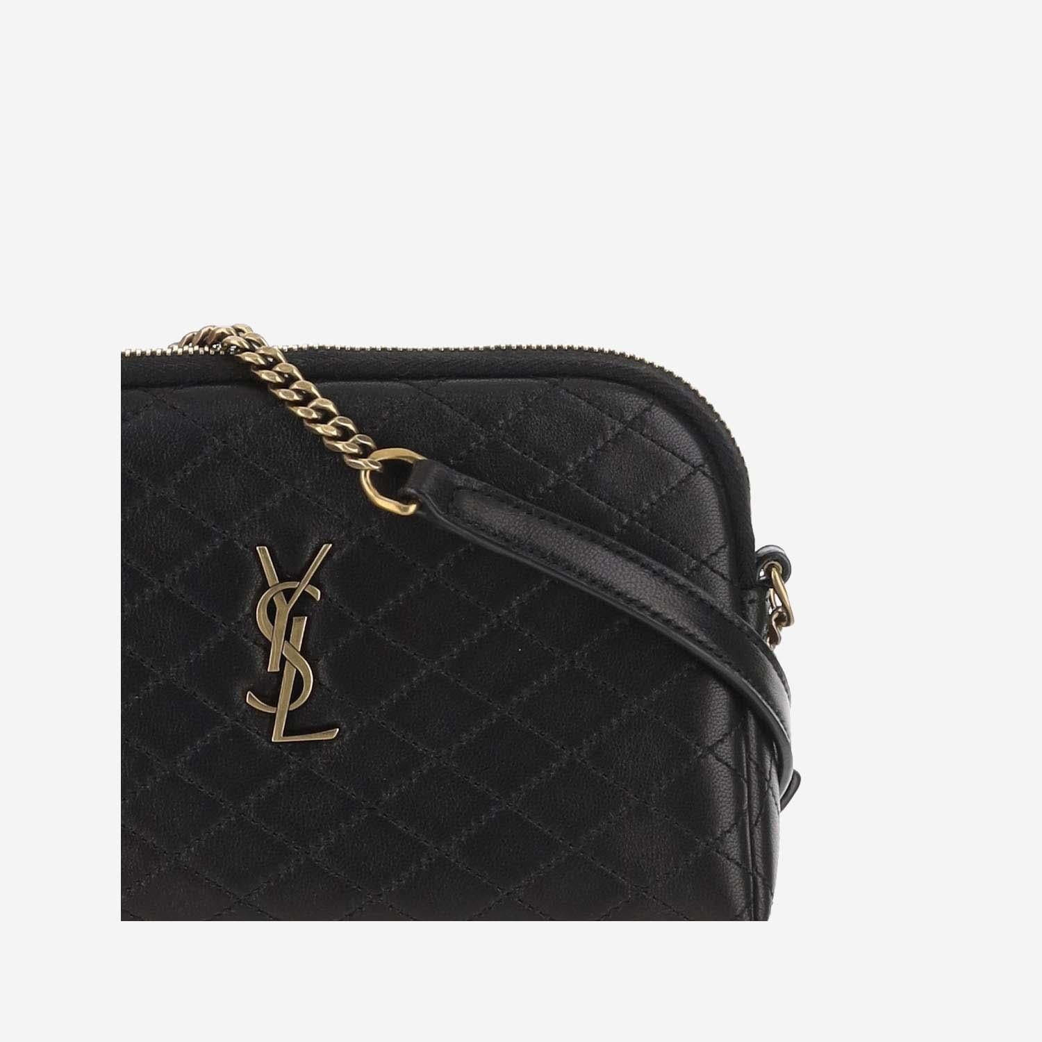 BORSA A SPALLA GABY IN PELLE DI AGNELLO TRAPUNTATA 733667 1EL071000 SAINT LAURENT 