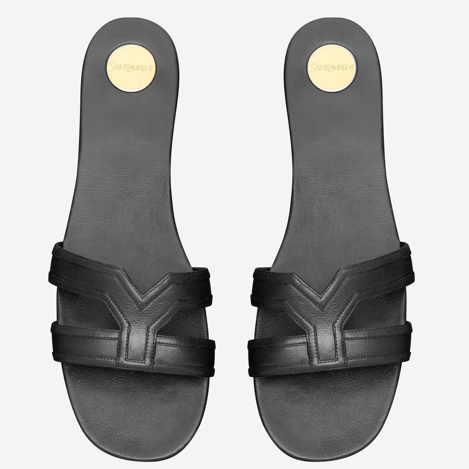 SANDALI MABROUKA in pelle 861853 25V001000 SAINT LAURENT 