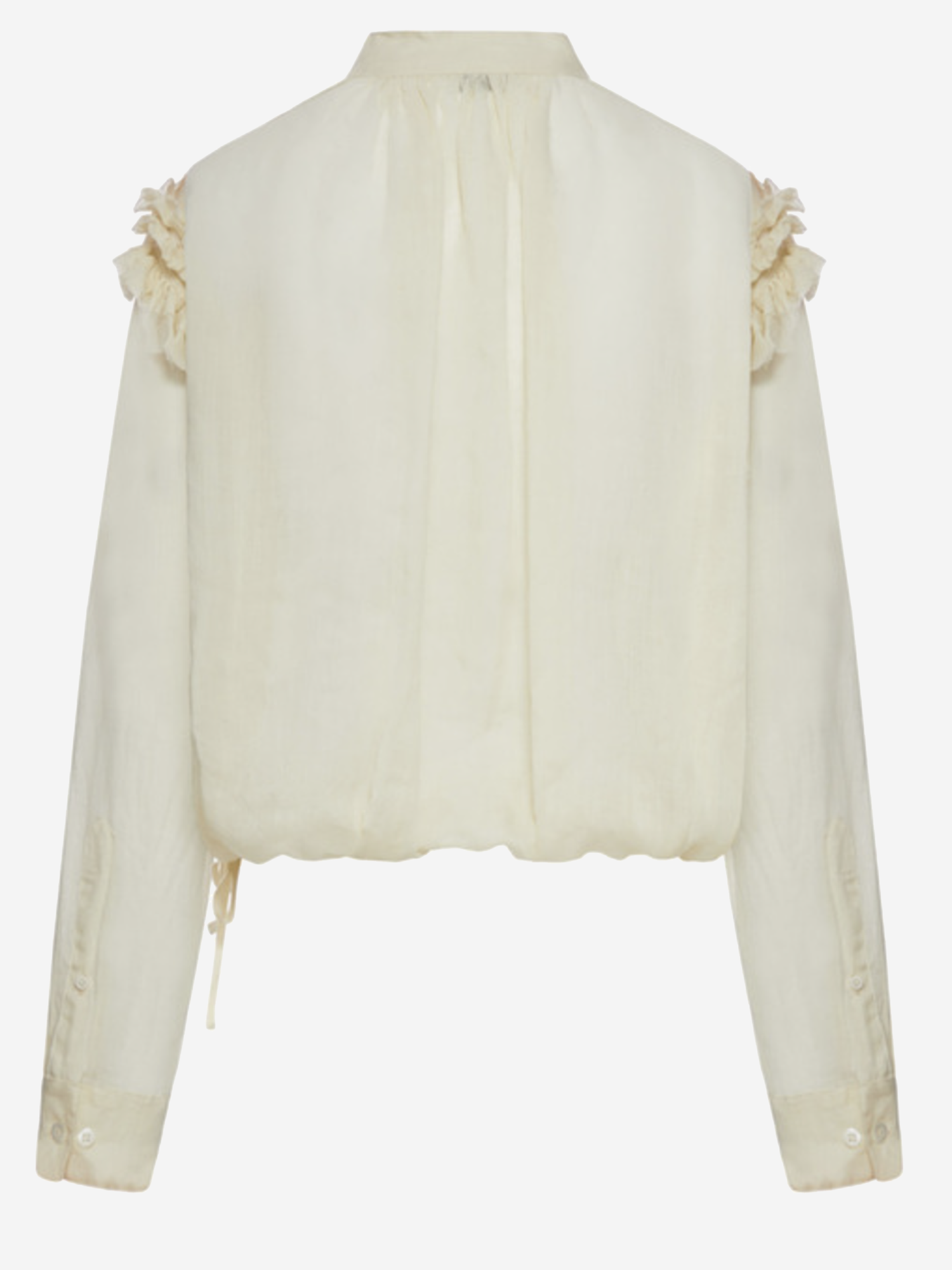 CAMICIA IN RAMIA CON ROUCHES 010745 3112006 DRIES VAN NOTEN 